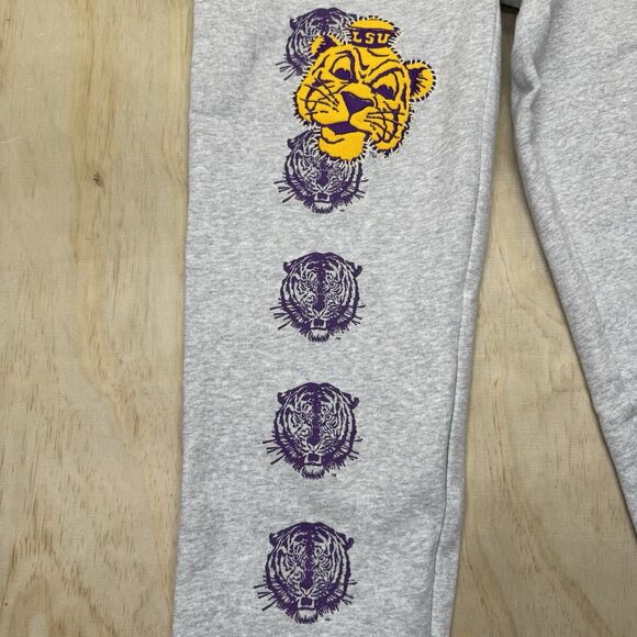 NEW LSU Tigers Travis Scott x Mitchell & Ness Classic Sweatpants SM - Picture 5 of 14